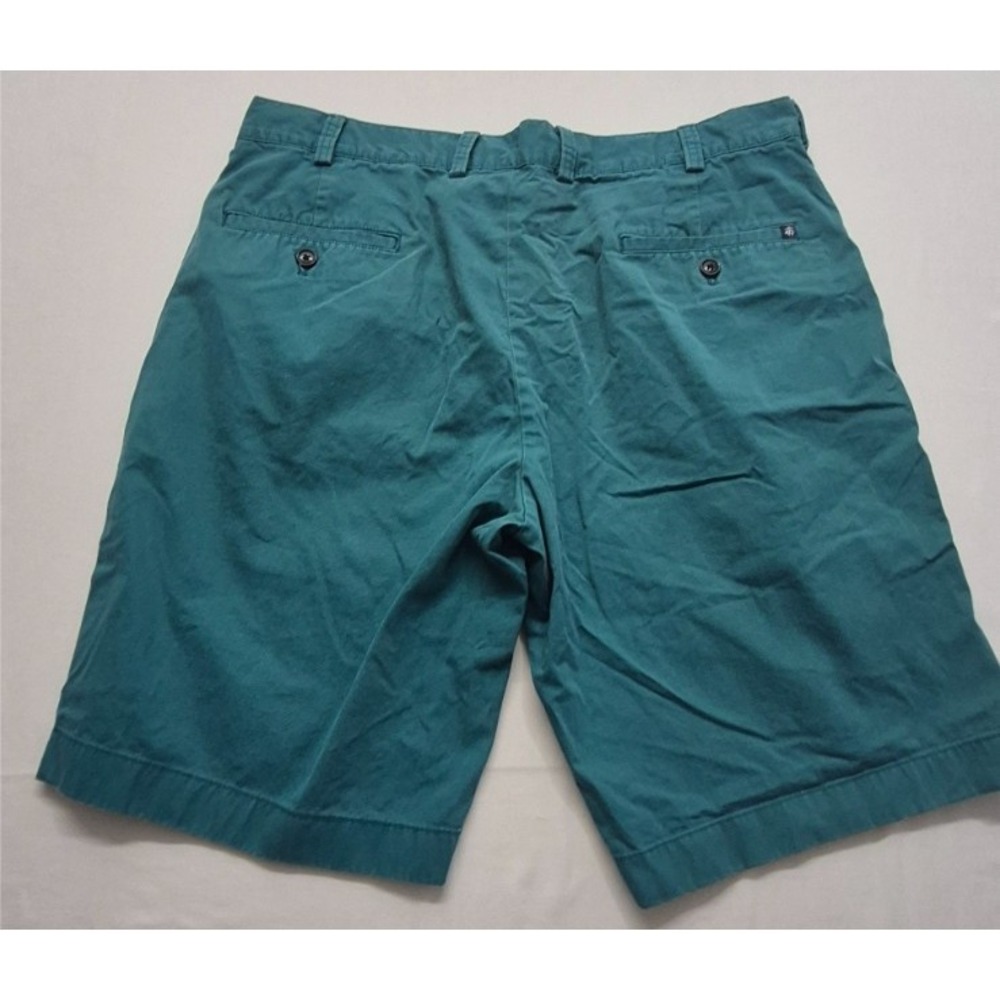 Brooks Brothers 346 men's green chino shorts‎ sz. 36 flat front 100% Cotton - Picture 13 of 13